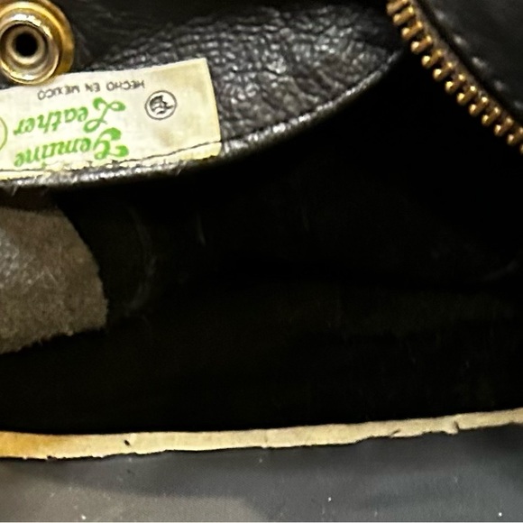 Vintage 70s Large Leather Travel Bag - Picture 15 of 15